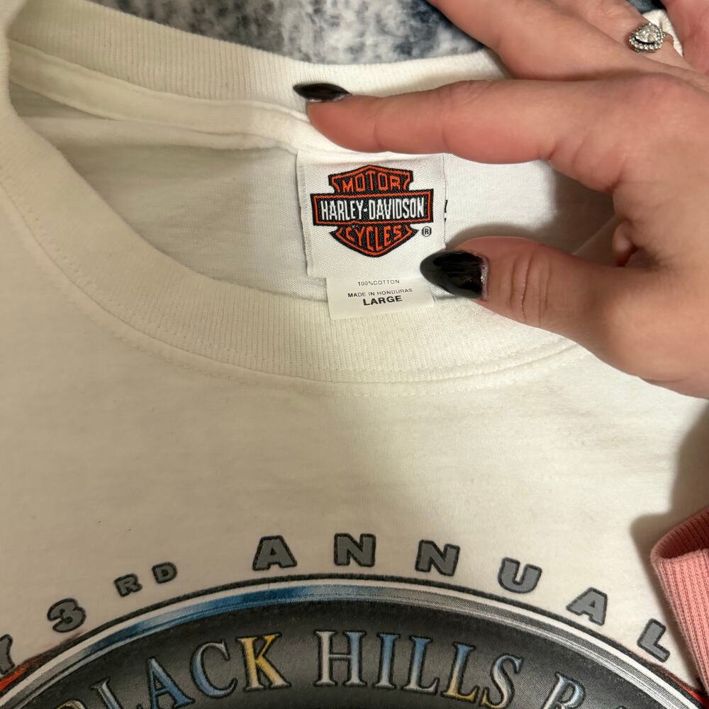 Harley Davidson South Dakota T-Shirt Size L - Picture 3 of 5